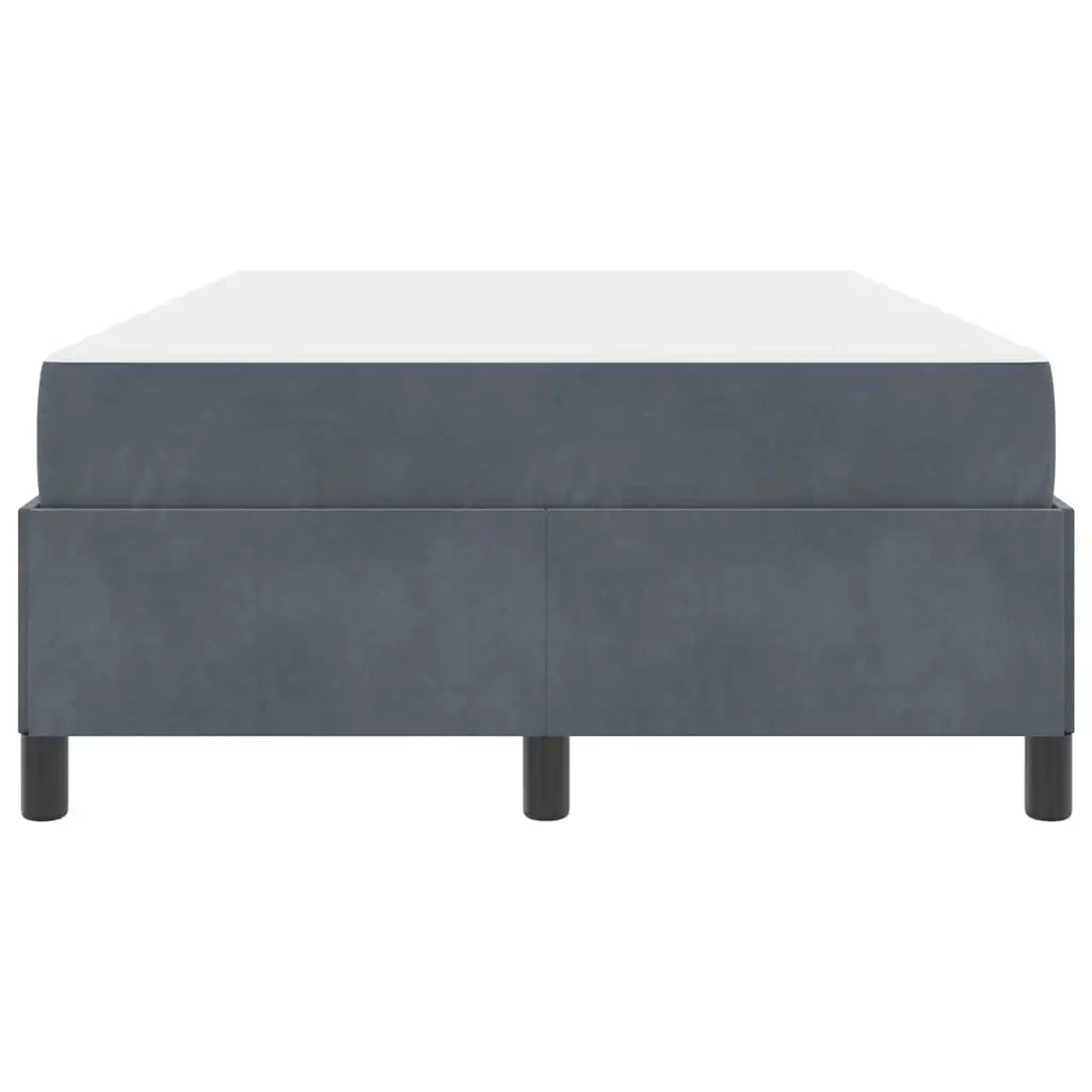 Letto matrimoniale | Letto per adulti | Struttura del letto Grigio scuro 120 x 200 cm Tessuto