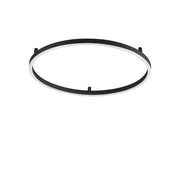 Plafoniera Oracle D070 LED 37W Luce Calda 3000K Finitura Nera Ideal Lux