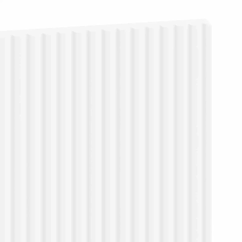 Testiera da Muro HAARLEM Bianco Legno ingegnerizzato 896925