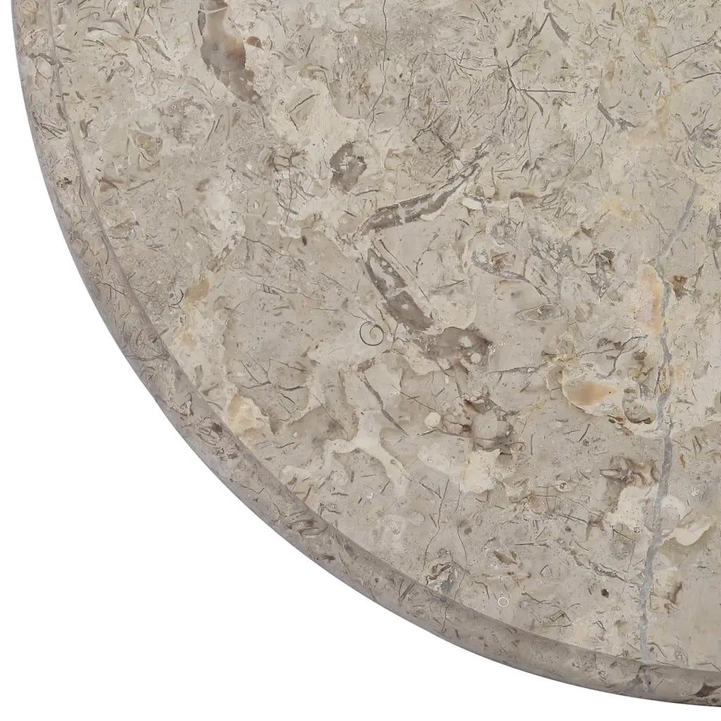 Dessus de table Gris Ø50x2,5 cm Marbre