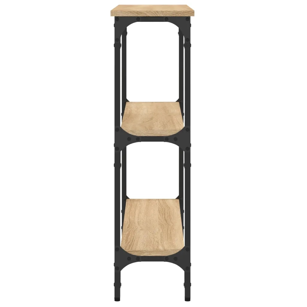 Table console Chêne Sonoma 75x22,5x75 cm Bois d'ingénierie