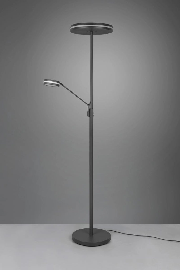 Lampada da terra LED Franklin antracite Trio 426510242