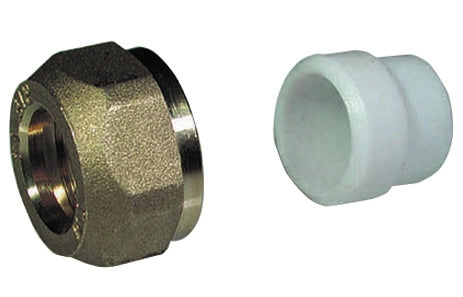 DADO E MONOCONO IN TEFLON- 1/2 x 14- TIEMM- pezzi 50