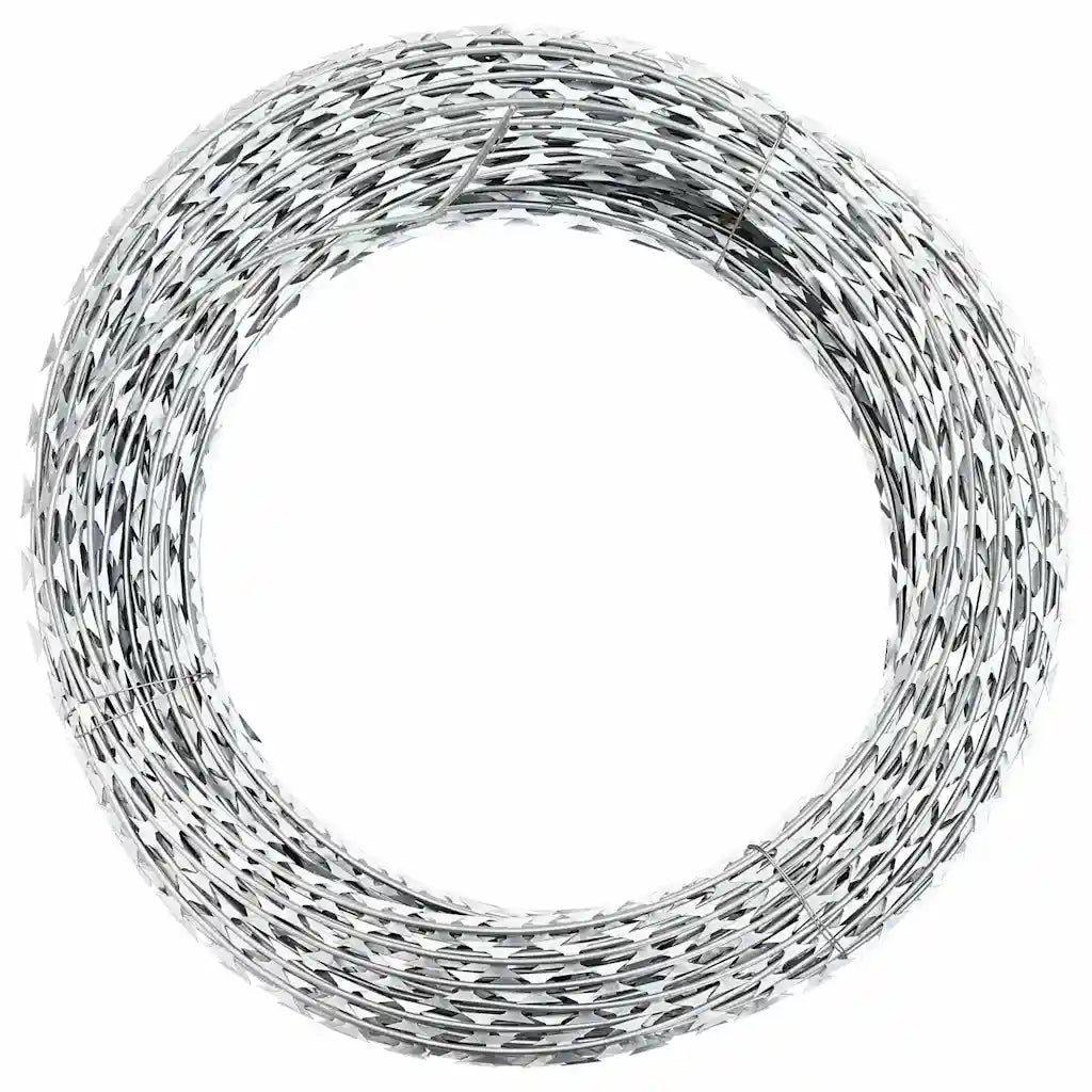 Filo Spinato Concertina Elicoidale in Acciaio Zincato 60 m 141076