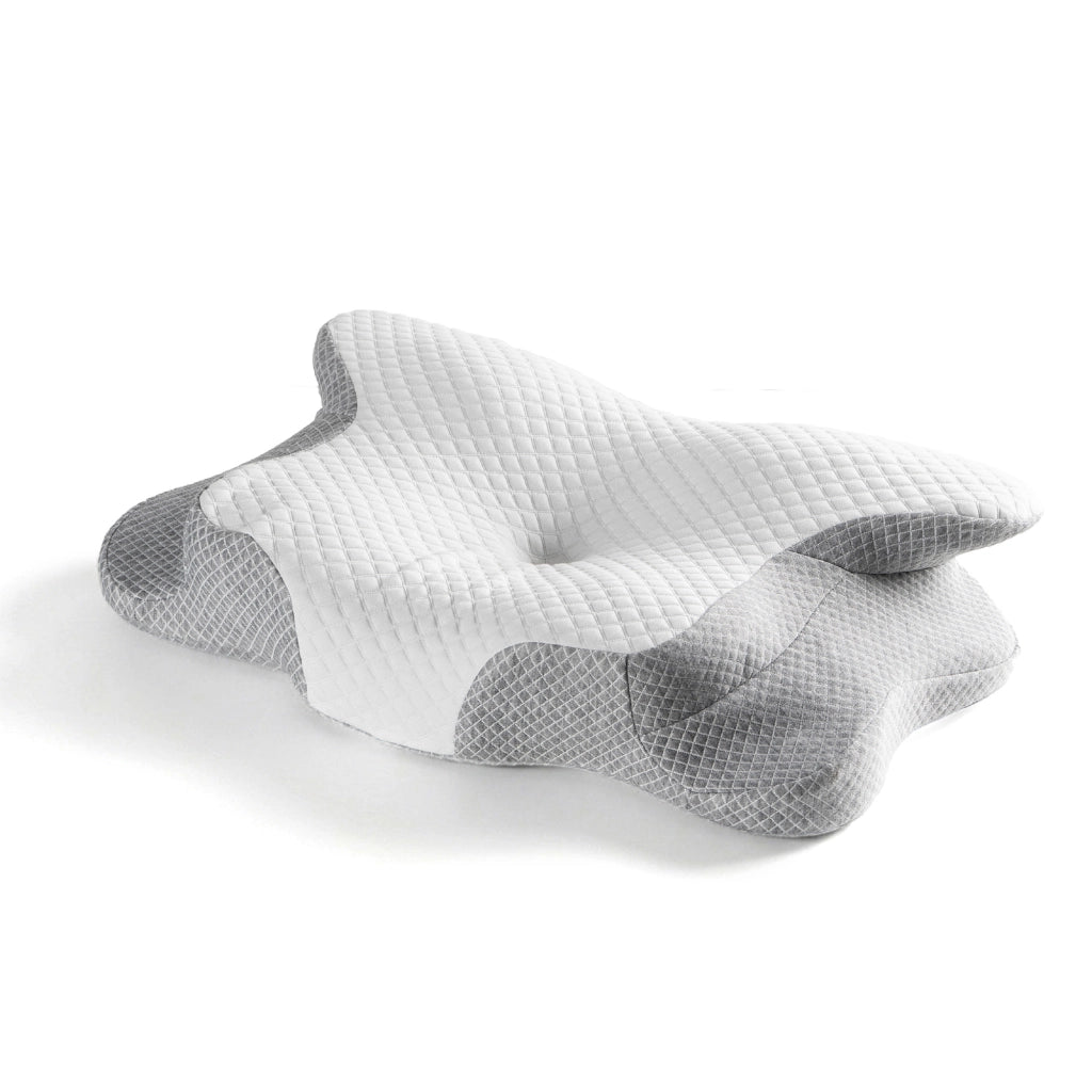 Cuscino Cervicale Ergonomico in Memory Foam con Supporto 3D e Fodera Sfoderabile 62x40 cm