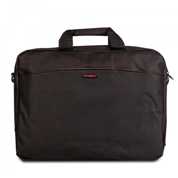 NGS BORSA PER NOTEBOOK UNIVERSALE FINO A 15,6" COLORE ROSSA E NERA - UNA TASCA E UN COMPARTIMENTO PER DOCUMENTI