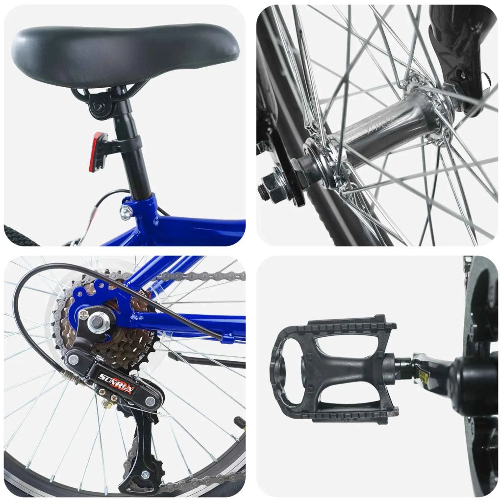 Bicicletta per Bambini | Bici per bambini 20 Pollici 6-Speed