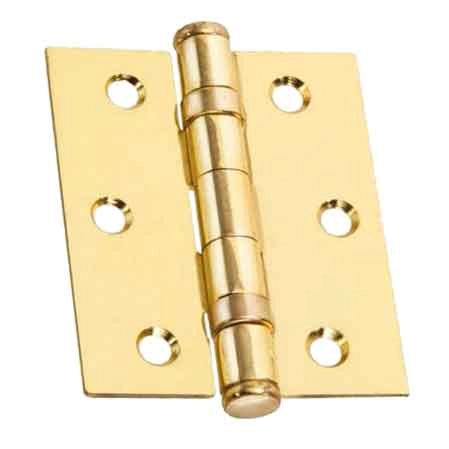 CERNIERA CON CUSCINETTI E SFERE 75x75 mm - Bronzata