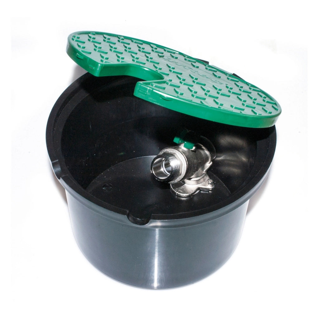 POZZETTO CON VALVOLA IN METALLO 2 INGRESSI- 3/4  - cm 20,5 x H. 13- IRRIT- pezzi 1