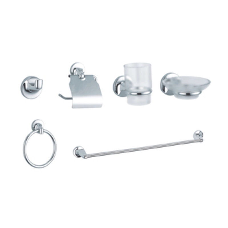 SERIE BAGNO TONDO CROMO 6 PZ*