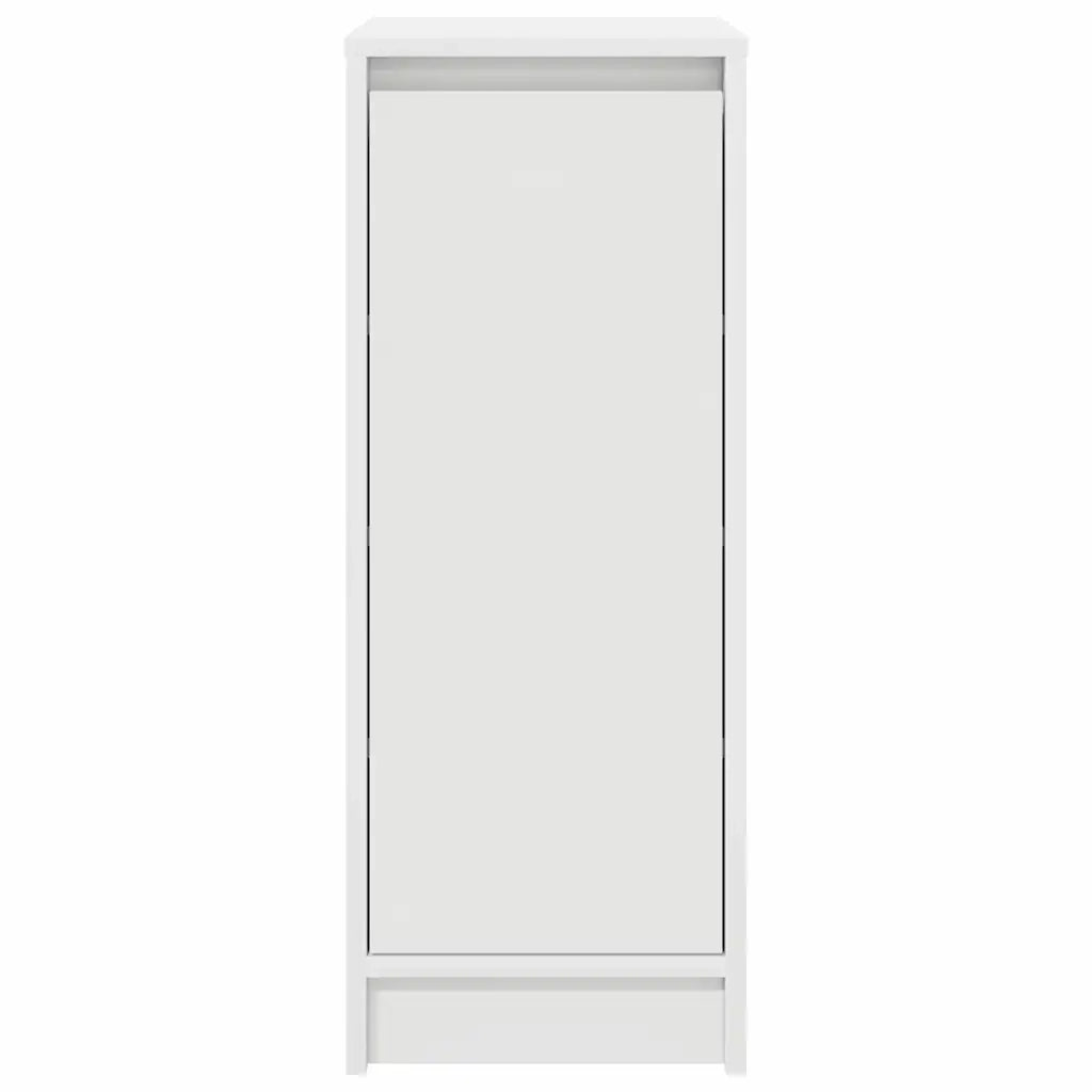 Scarpiera Bianca 29,5x34x76 cm in Legno Multistrato 861859