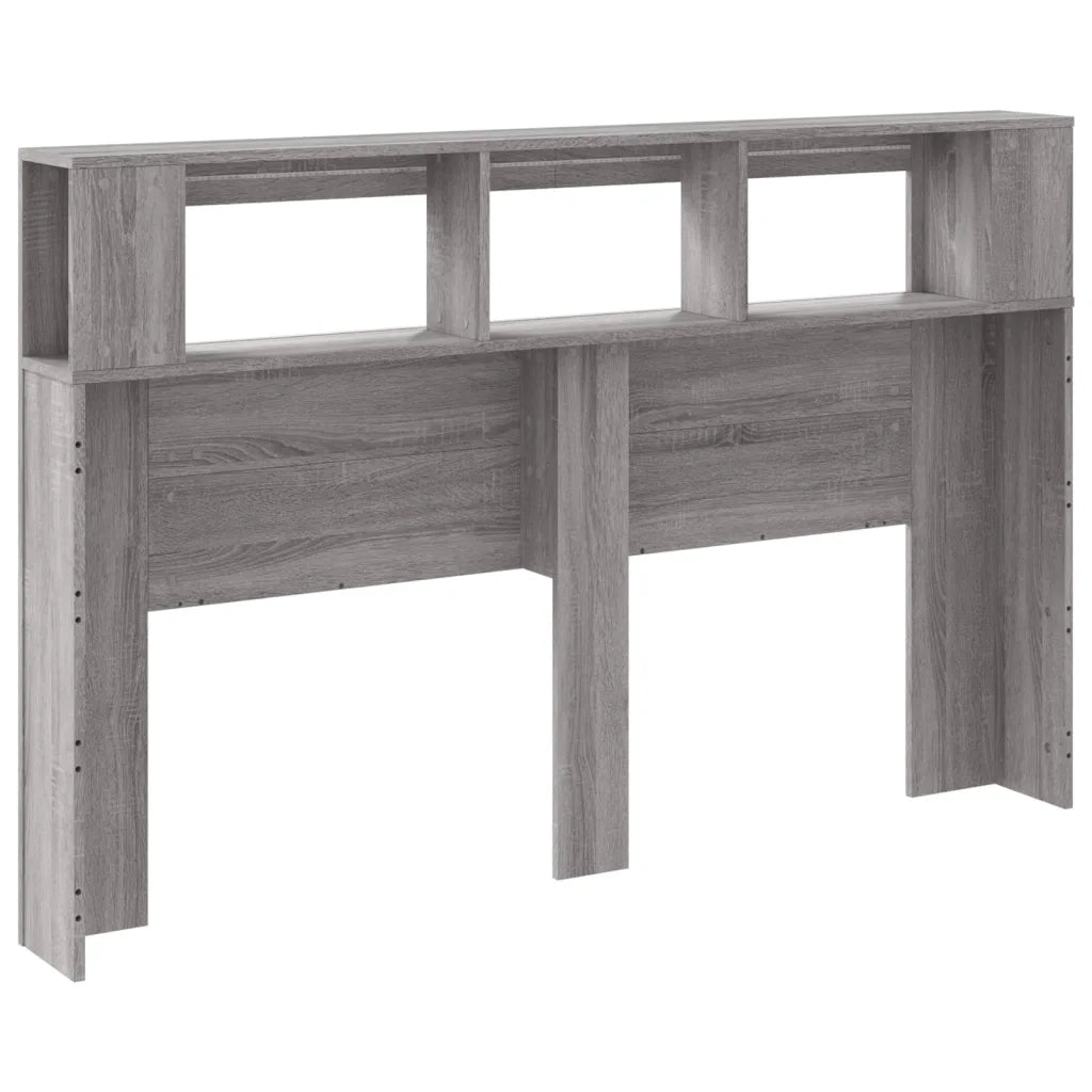 Testiera | Testata LED Grigio Sonoma 160x18,5x103,5 cm Legno Multistrato