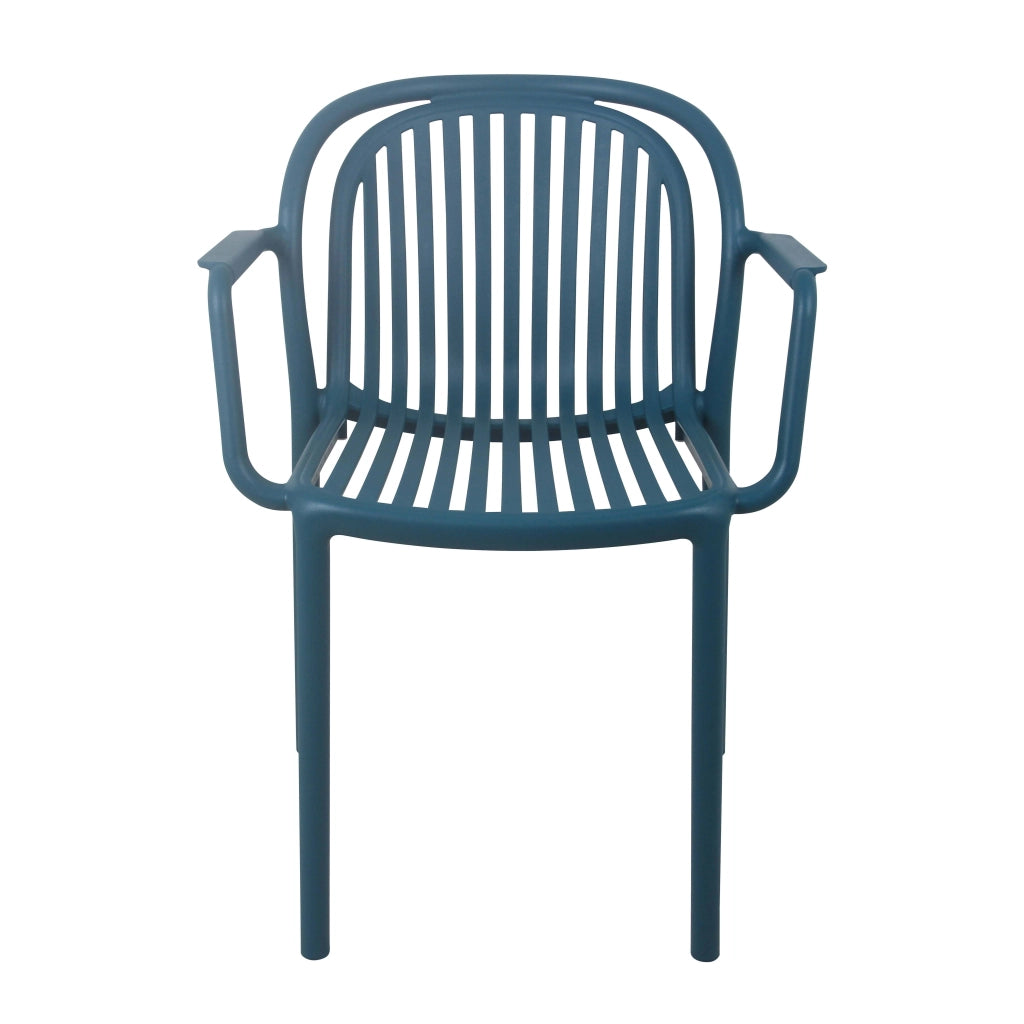 Oviala - Poltroncina da terrazzo blu anatra