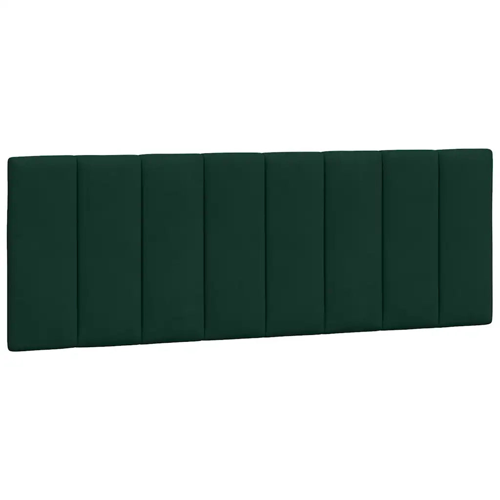 Letto con Materasso Hanko Verde Scuro 120x200 cm in Velluto 3208589