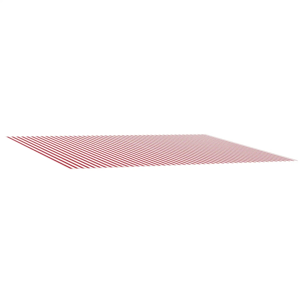 Telo di ricambio per tenda da sole Rosso e Bianco 400 × 350 cm 3444310
