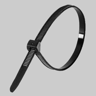 FASCETTA DI CABLAGGIO - mm 7,6x540 - nera - 100 pezzi - MADE IN ITALY