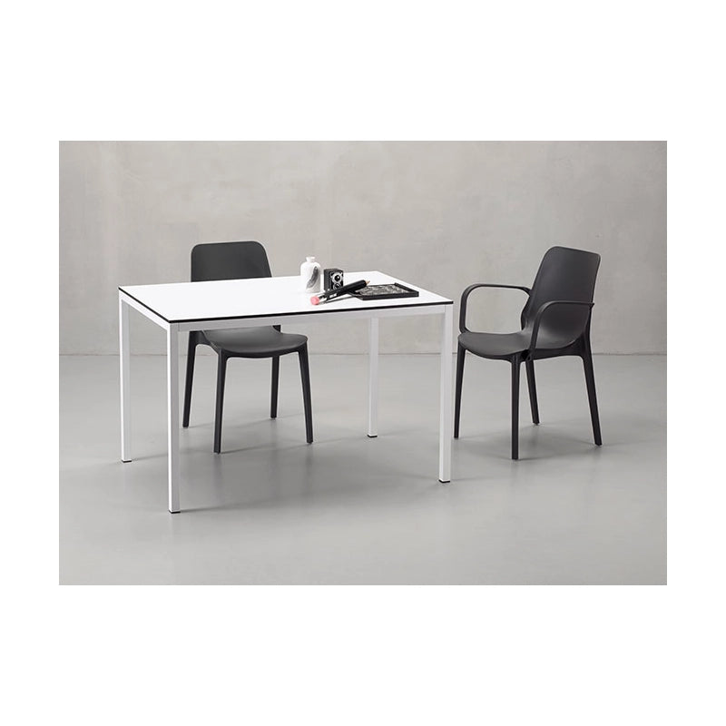 SET 4 SEDIE GINEVRA TECNOPOLIMERO CON BRACCIOLI SCAB DESIGN - Senape 22