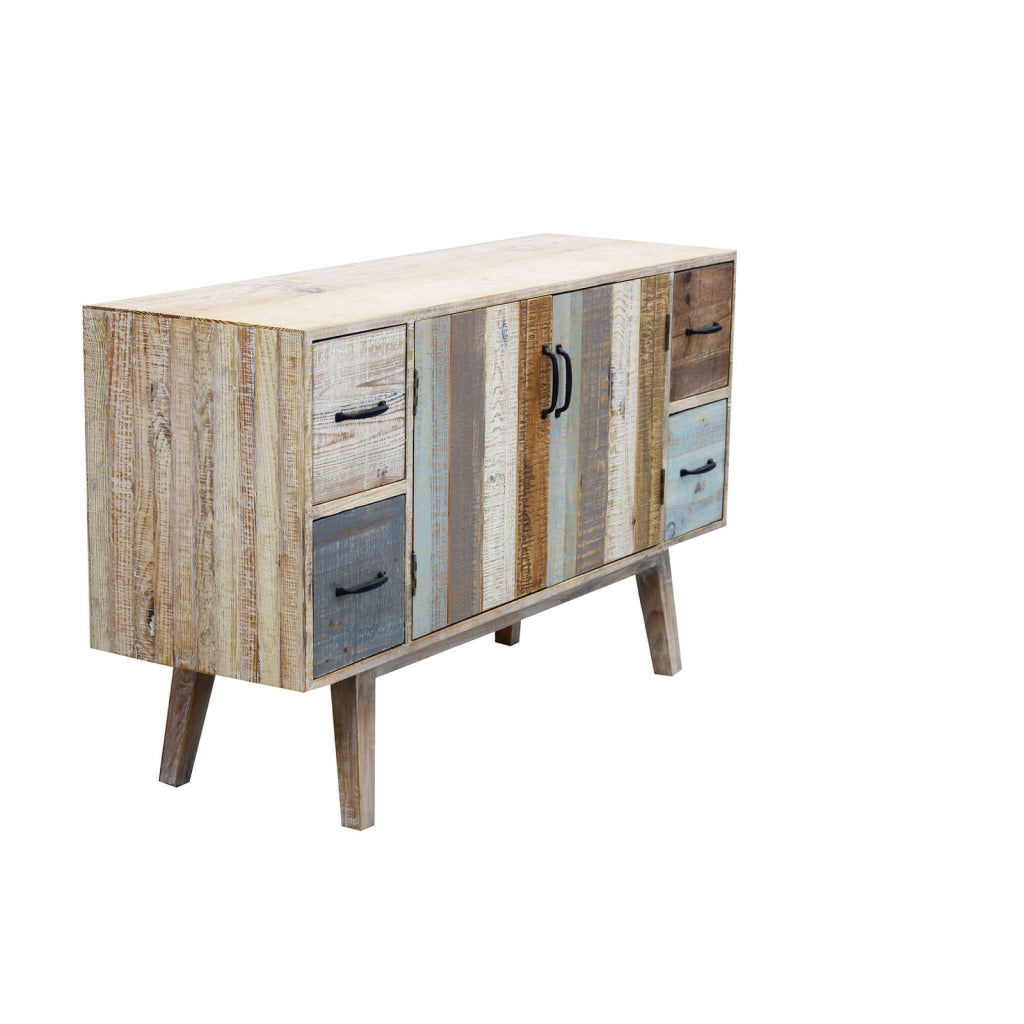 Credenza colorato in Legno cm 131x40x77 - FREDDY