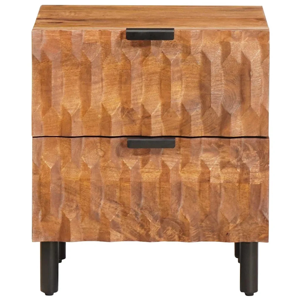 Armadio da Notte con cassetto 2 pcs Marrone 40 x 33 x 46 cm 4017899