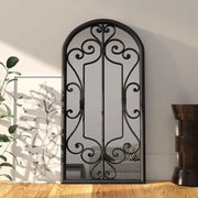 Specchio Nero 70x30 cm Ferro per Uso Interno 3093546