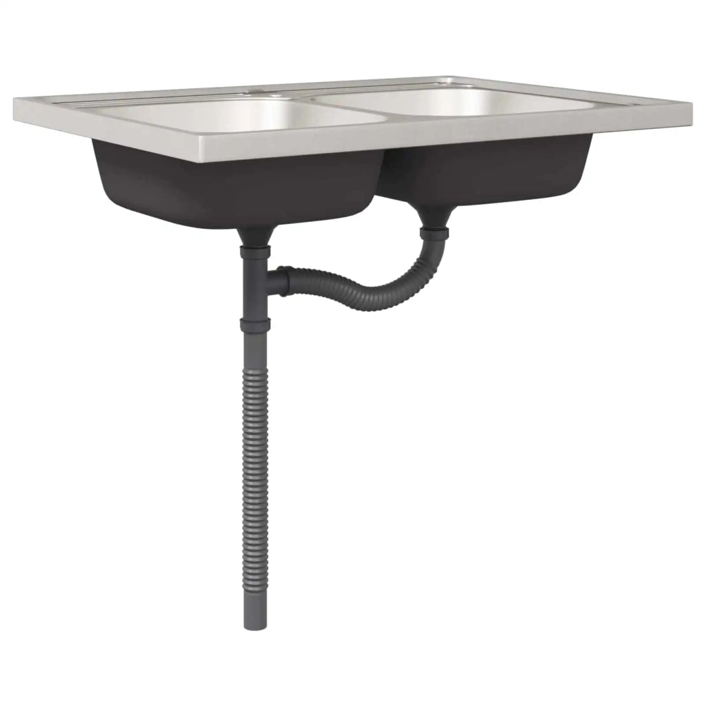 Mobiletto per Lavabo | Armadio Lavabo con porta Lucca 2 pz Legno vecchio