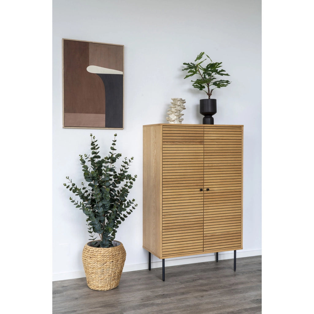 Pianta Artificiale Eucalipto, Verde, Plastica PE, 36x46x120 cm