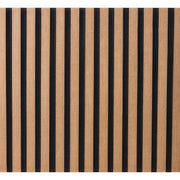 Pannello Fonoassorbente Flessibile in MDF Teak 60 x 275 cm per Pareti e Soffitti