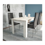 Tavolo Allungabile Frassino e Bianco 110/150 x 80 x h 75 cm in Kit Kitwood