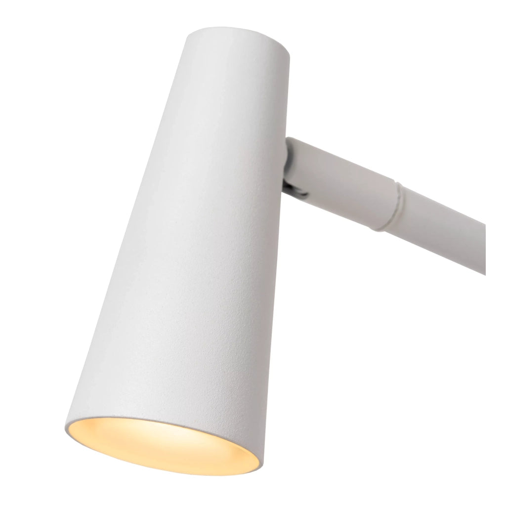 Lampada da scrivania bianca LED 3W touch Lucide Stirling