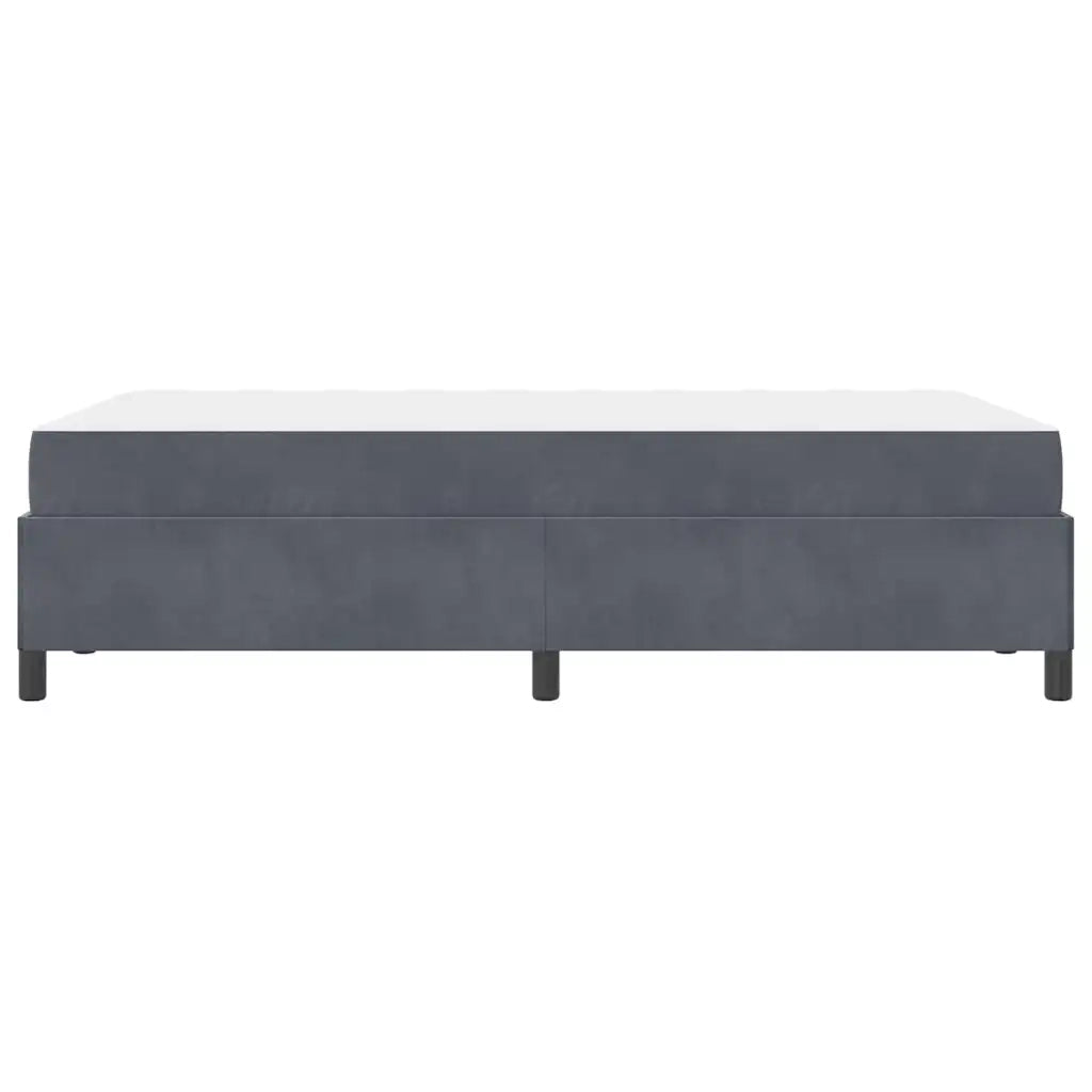 Letto matrimoniale | Letto per adulti | Struttura del letto Grigio scuro 120 x 200 cm Tessuto