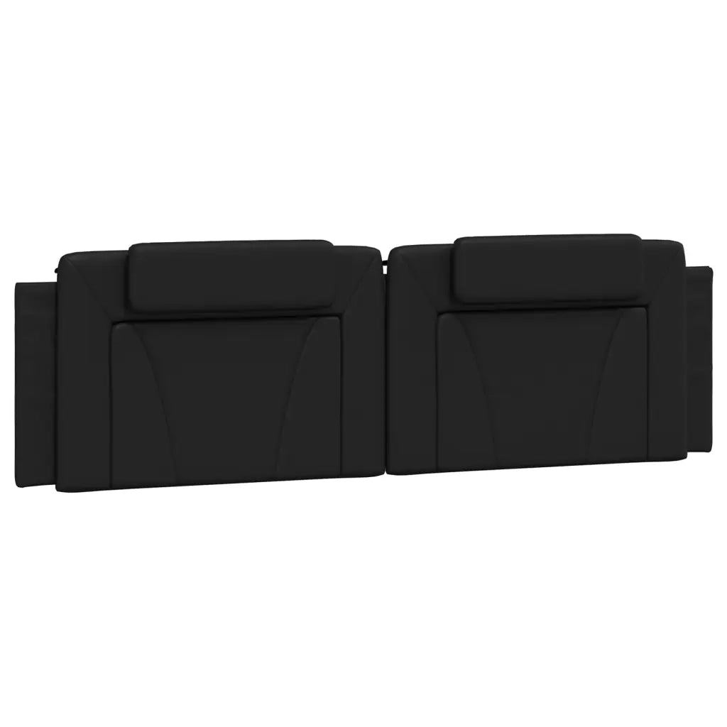 Cuscino Testiera Viana Nero 183 cm in Similpelle 374811