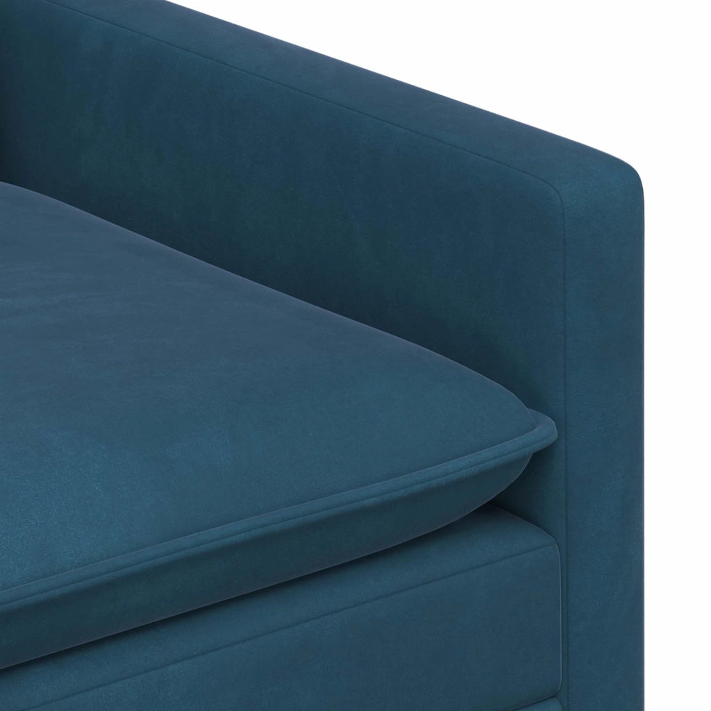 Set di divani 2 pcs Blu Velluto 3417135