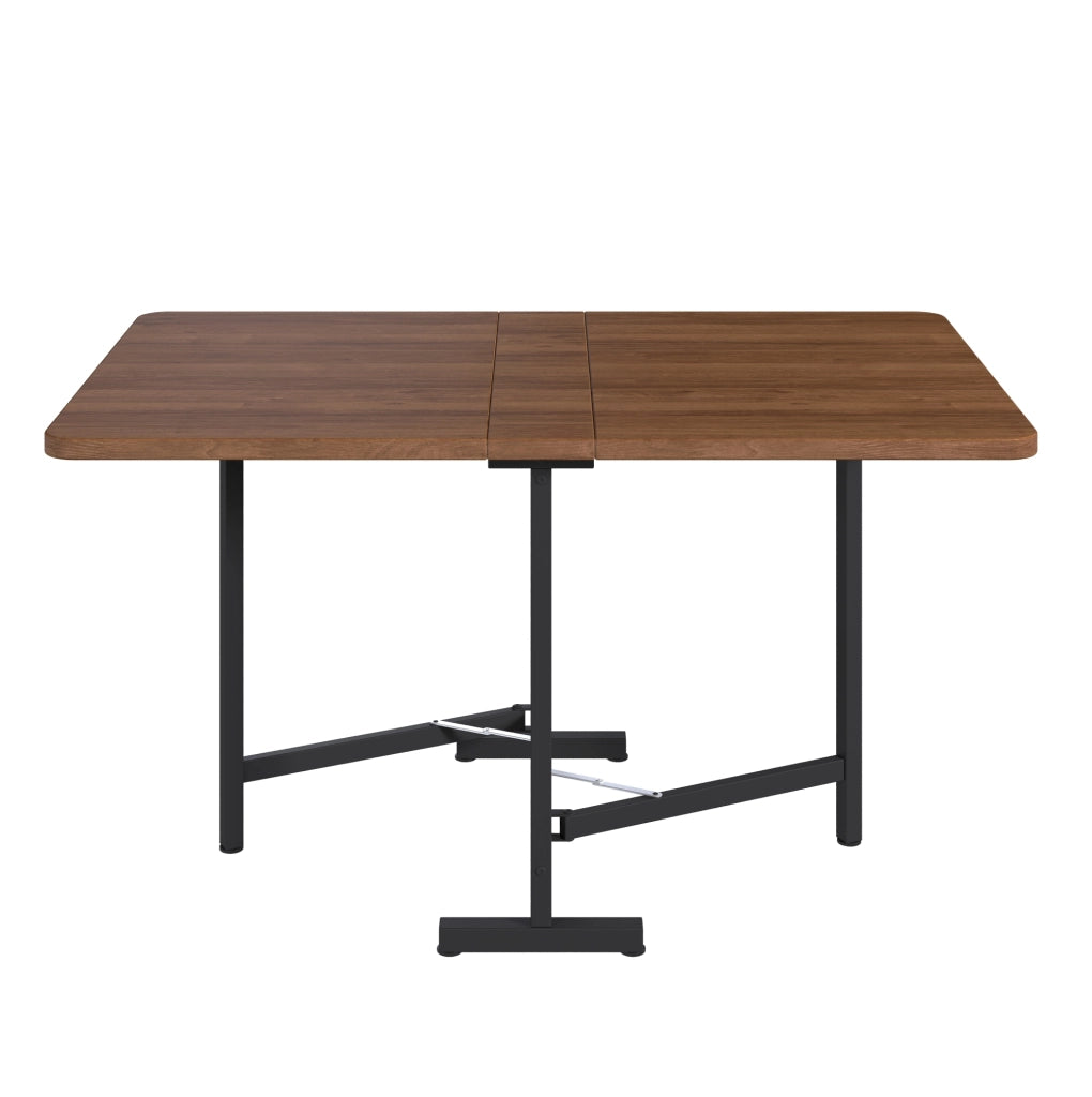 TAVOLO Allungabile e Pieghevole 120x80 cm MDF Colore Noce