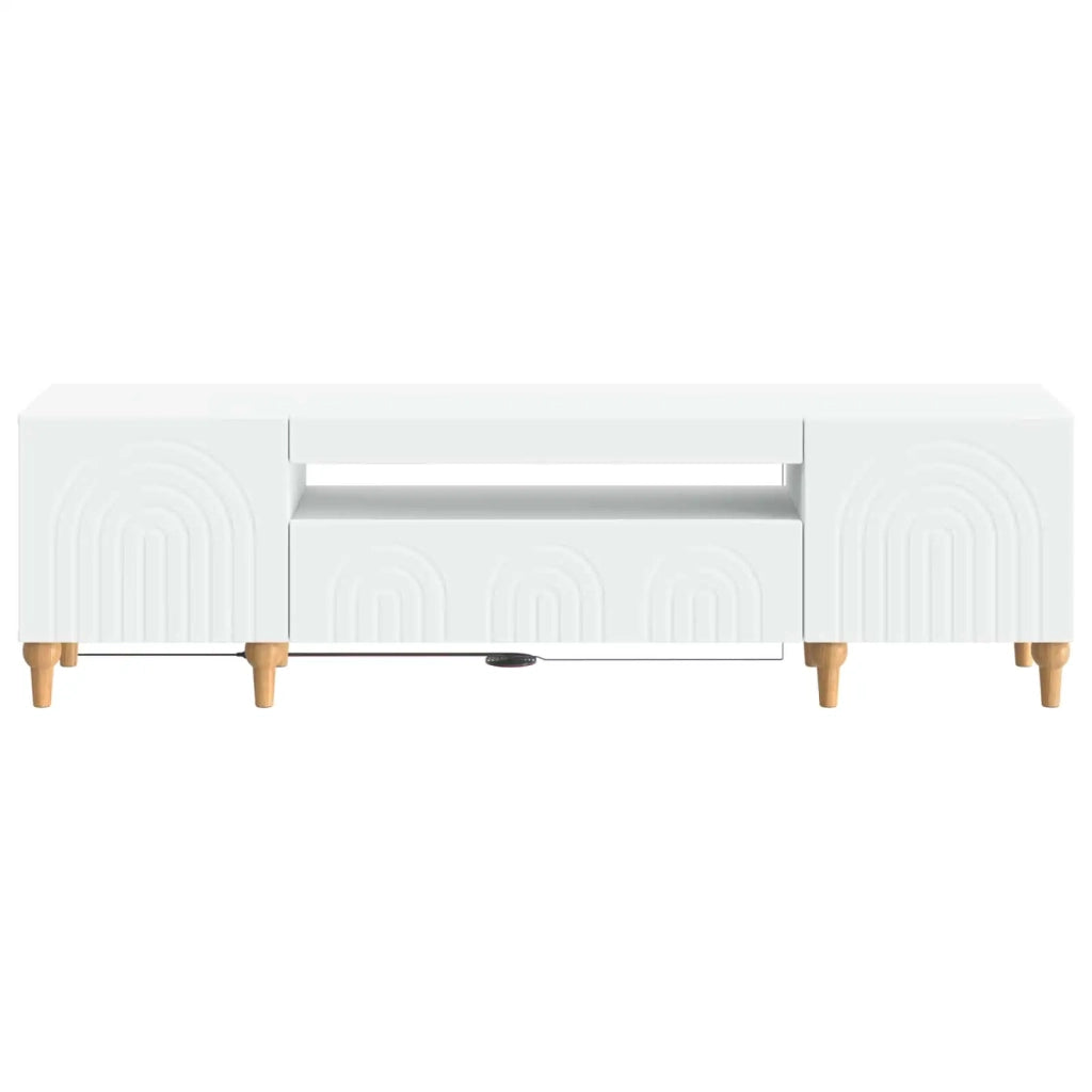Mobile TV LED ALKMAAR 153 x 35 x 43 cm Bianco 896245